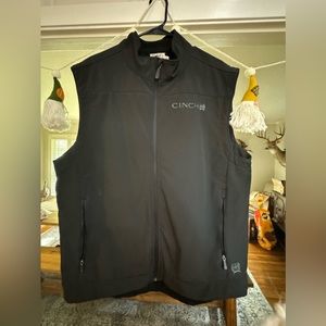 Black Cinch Vest XL worn twice